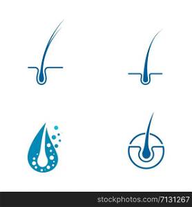 Hair treatments icon illustration template