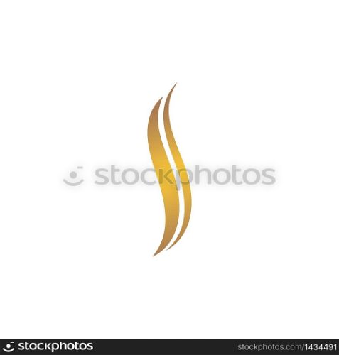 hair wave icon vector illustratin design symbol of hairstyle and salon