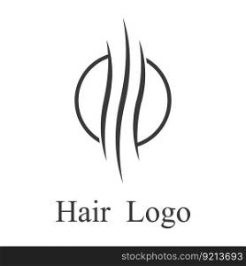 hair wave logo template