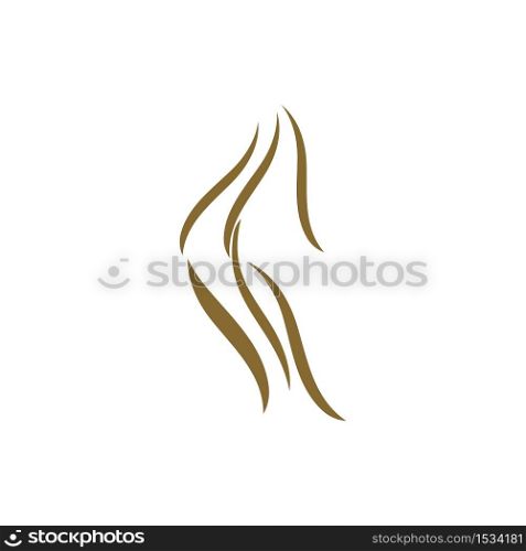 Hair Wave Logo Template vector symbol nature