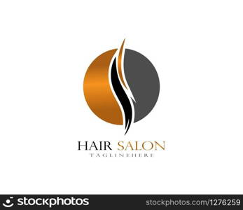 Hair wave logo vector