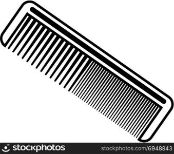 Hairbrush Icon, Comb Icon Vector Art Illustration