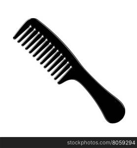 Hairbrush isolated on white background.. Hairbrush