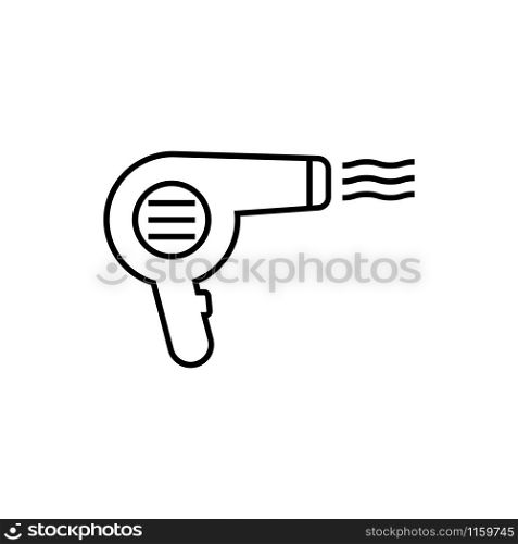 Hairdryer graphic design template vector isolated illustration. Hairdryer graphic design template vector isolated