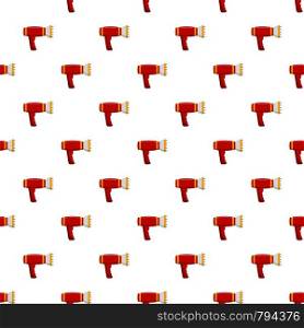 Hairdryer pattern seamless vector repeat for any web design. Hairdryer pattern seamless vector