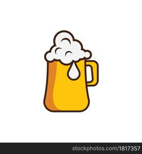 Halal beer logo images illustration design