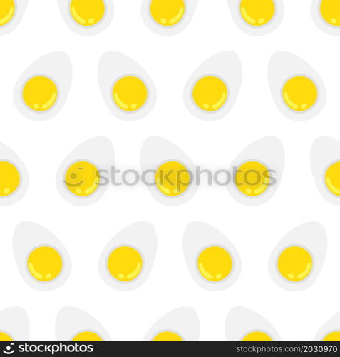 half boiled egg seamless pattern textile print