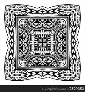 Half Sleeve Tribal Tattoo Design Vector Art Illustration