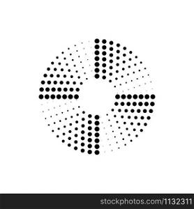 Half Tone icon Vector Illustration design Logo template