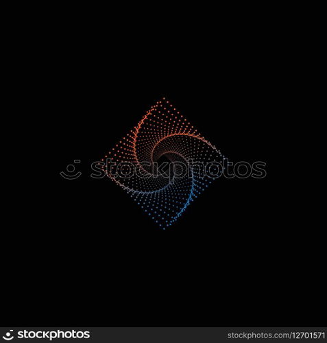 halftone abstrack background pattern