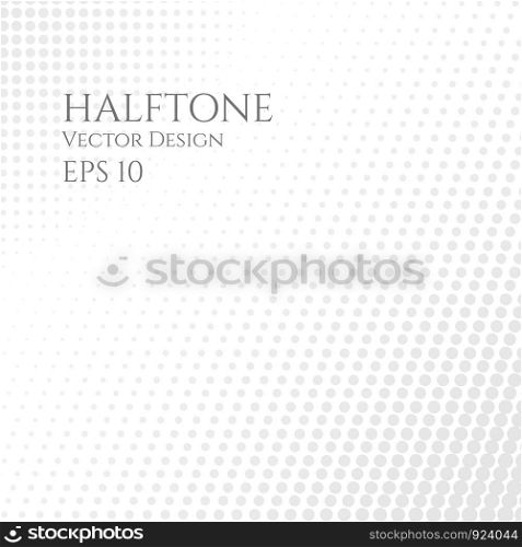 Halftone art style abstract dots design clean tone. vector illustration