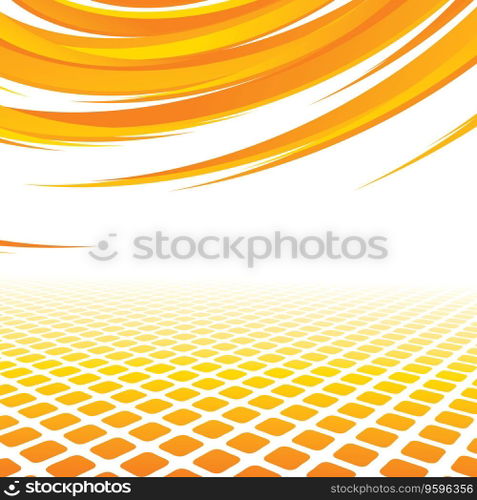Halftone background vector image