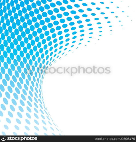 Halftone background vector image