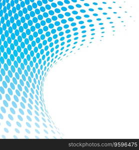 Halftone background vector image