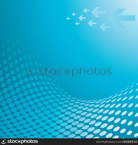 Halftone background vector image