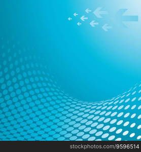 Halftone background vector image