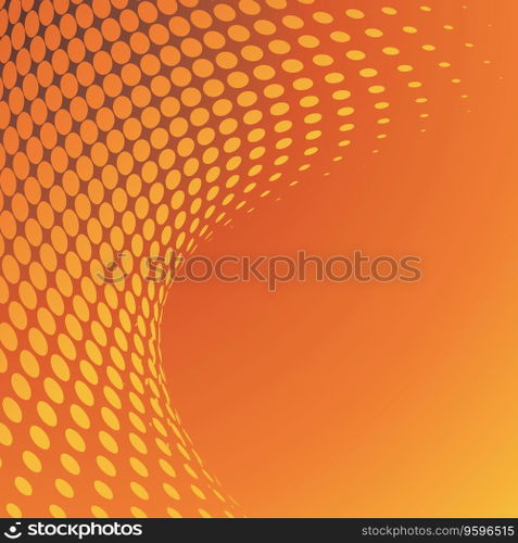Halftone background vector image