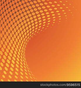 Halftone background vector image