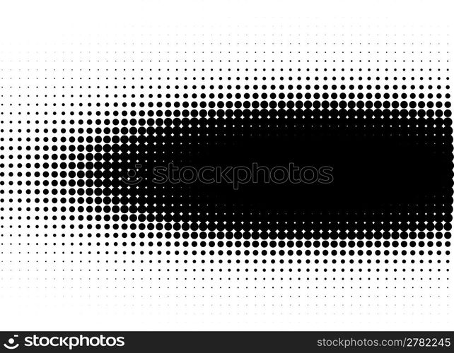 halftone background, vector without gradient