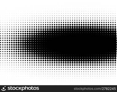 halftone background, vector without gradient