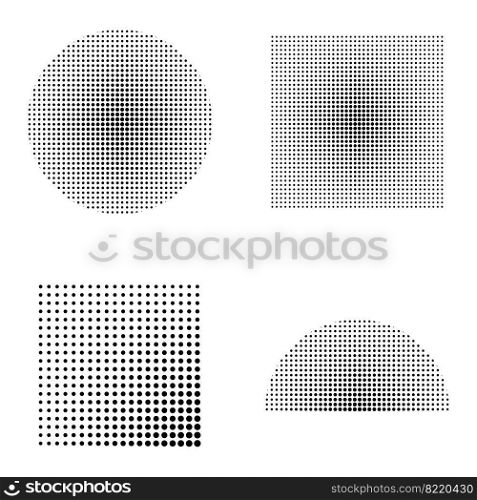 Halftone black and white dots texture background. Spotted vector Abstract Texture