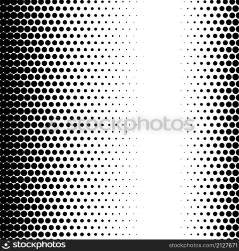 Halftone circle dots gradient texture pattern graphic raster effect element. Halftone circle dots gradient texture pattern graphic raster effect