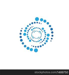 halftone circle dots vector illustration design