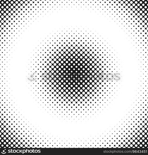 Halftone circle pattern background design Vector Image