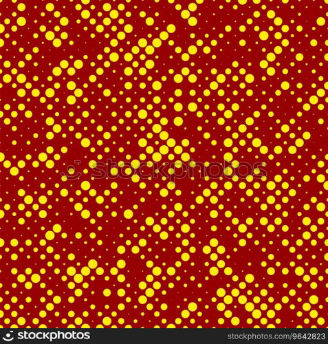 Halftone circle pattern background template Vector Image