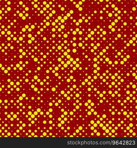 Halftone circle pattern background template Vector Image