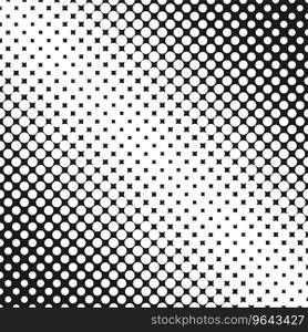 Halftone circle pattern background template Vector Image