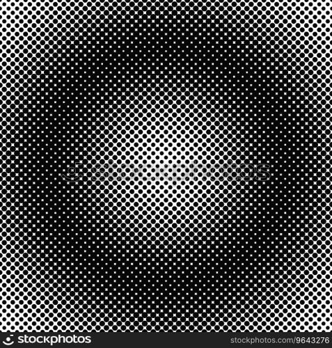 Halftone dot pattern background template Vector Image