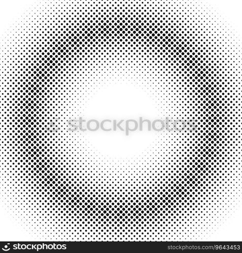Halftone dot pattern background template Vector Image