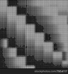 Halftone Dots Pattern. Halftone Dotted Grunge Texture. Halftone Background