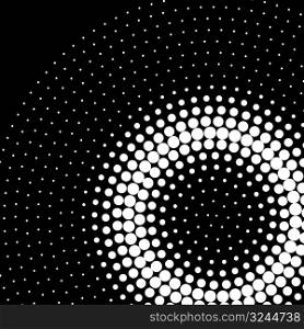 halftone dots (vector illustration)