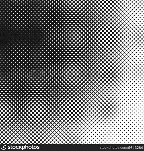 Halftone dotted pattern background template Vector Image