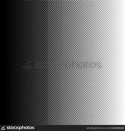 halftone gradient transition from black to white color, vector halftone