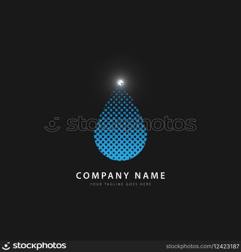 halftone logo vector