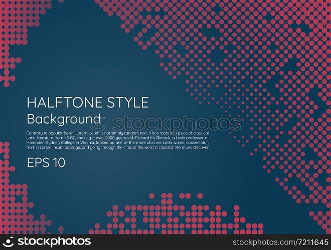 Halftone modern background minimal style with space for your text. vector illustration