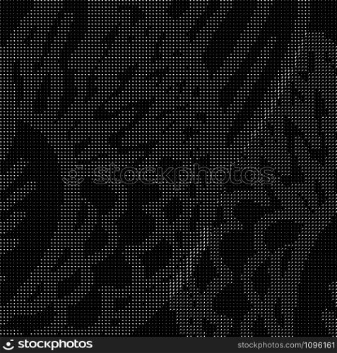 Halftone Pattern. Set of Dots. Dotted Texture on Black Background. Overlay Grunge Template. Distress Linear Design. Fade Monochrome Points. Pop Art Backdrop.. Halftone Pattern. Set of Dots. Dotted Texture. Overlay Grunge Template. Distress Linear Design. Fade Monochrome Points.