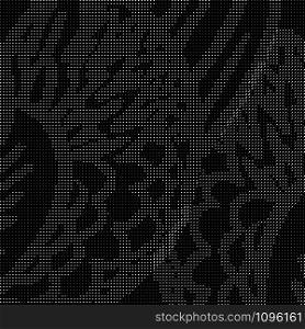 Halftone Pattern. Set of Dots. Dotted Texture on Black Background. Overlay Grunge Template. Distress Linear Design. Fade Monochrome Points. Pop Art Backdrop.. Halftone Pattern. Set of Dots. Dotted Texture. Overlay Grunge Template. Distress Linear Design. Fade Monochrome Points.