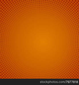 Halftone Pattern. Set of Halftone Dots. Dots on Orange Background. Halftone Texture. Halftone Dots. Halftone Effect.. Halftone Pattern. Dots on Orange Background.