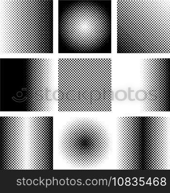 Halftone pattern vector image