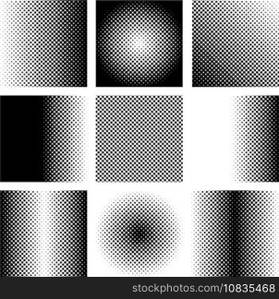 Halftone pattern vector image