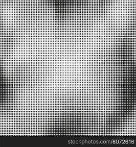 Halftone seamless vector background. Abstract halftone effect with black dots on white background. Halftone seamless vector background. Abstract halftone effect with black dots on white background.