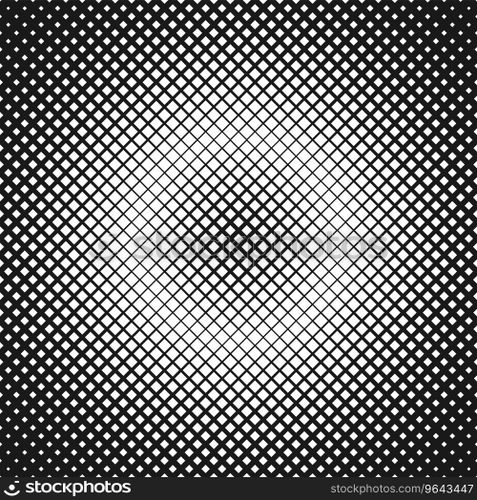 Halftone square pattern background design Vector Image