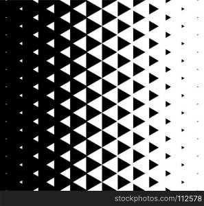 Halftone Triangular Pattern Vector. Abstract Monochrome Geometric Triangle Pattern Design Background. Halftone Triangular Pattern Vector. Abstract Monochrome Geometric Triangle Pattern Design