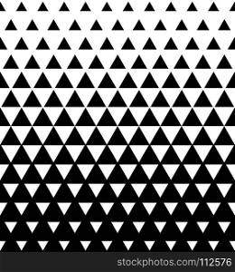 Halftone Triangular Pattern Vector. Abstract Transition Triangular Pattern Wallpaper. Seamless Black And White Triangle Geometric Background.. Halftone Triangular Pattern Vector. Abstract Transition Triangular Pattern Wallpaper. Seamless Black And White Triangle Geometric