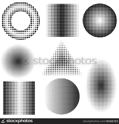 Halftones vector image
