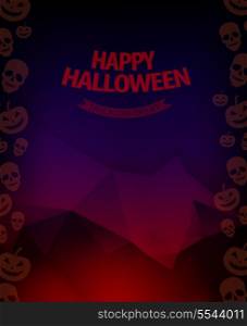Halloween background /horror background / Halloween pumpkin, skull/